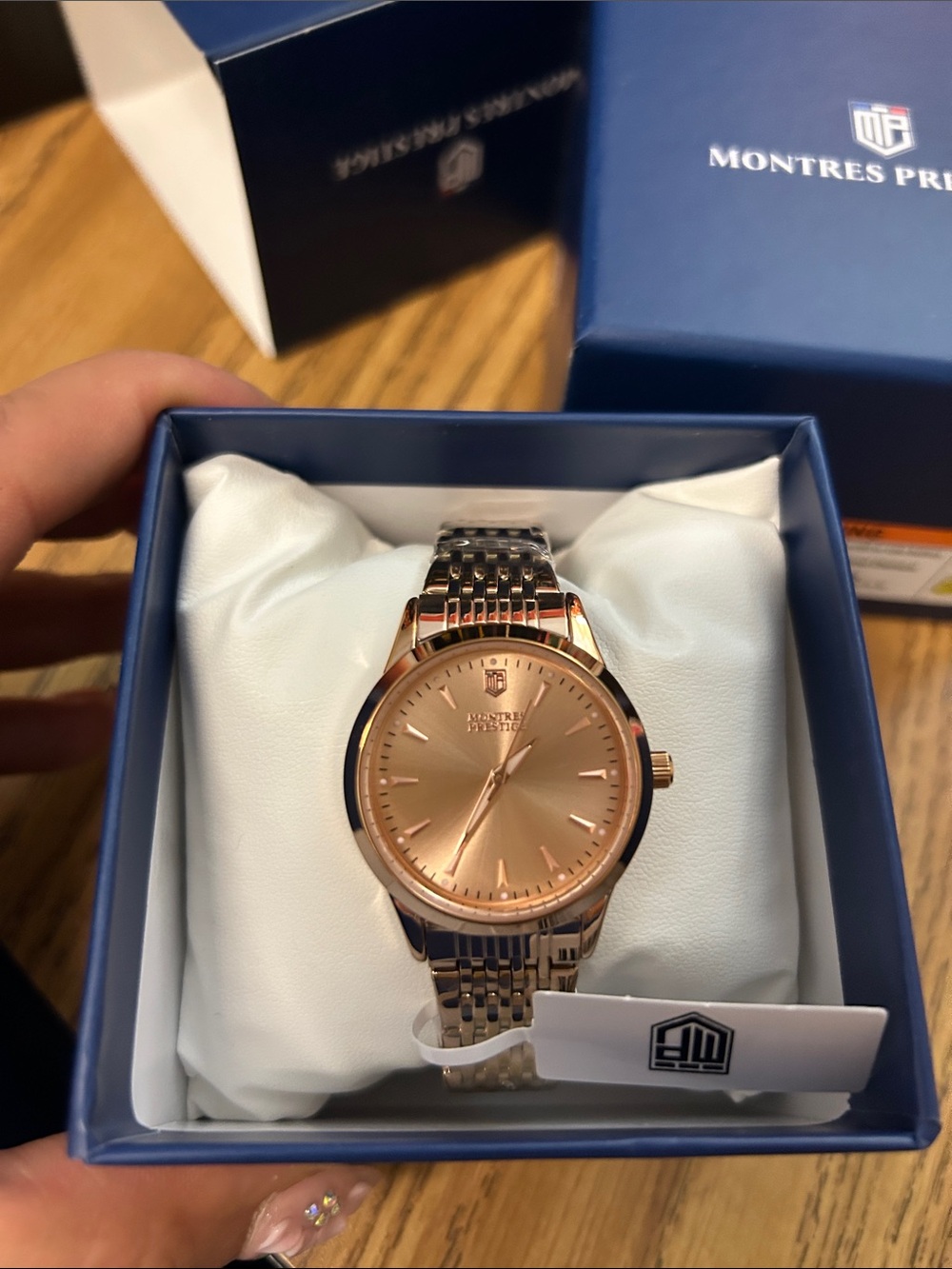 Montres Prestige by Invicta Rose Gold Stainless Steel Dress Watch